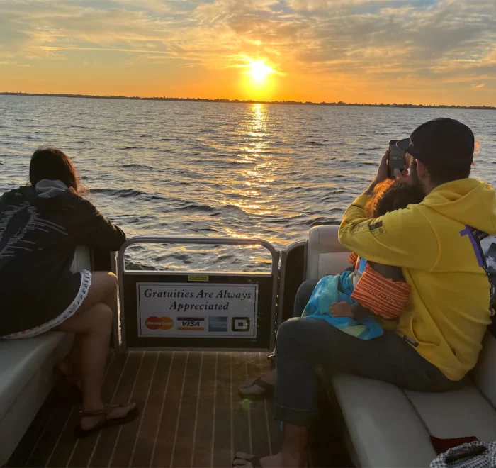 Sunset dolphin and manatee tour near Port Canaveral Florida