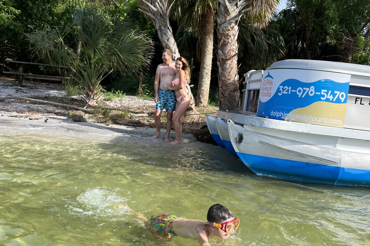 11Children on a small family dolphin tour in the Indian River Lagoon