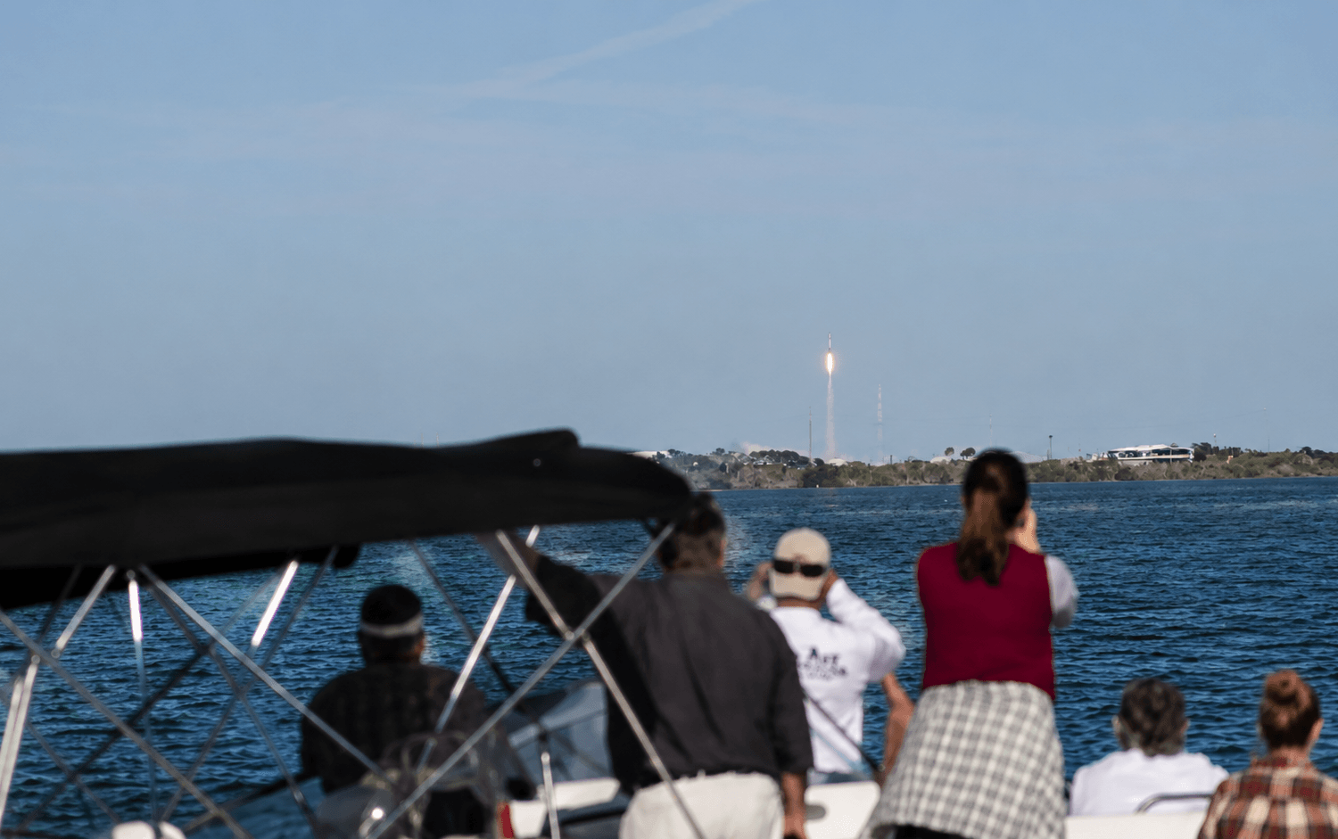 11rocket launch from a boat